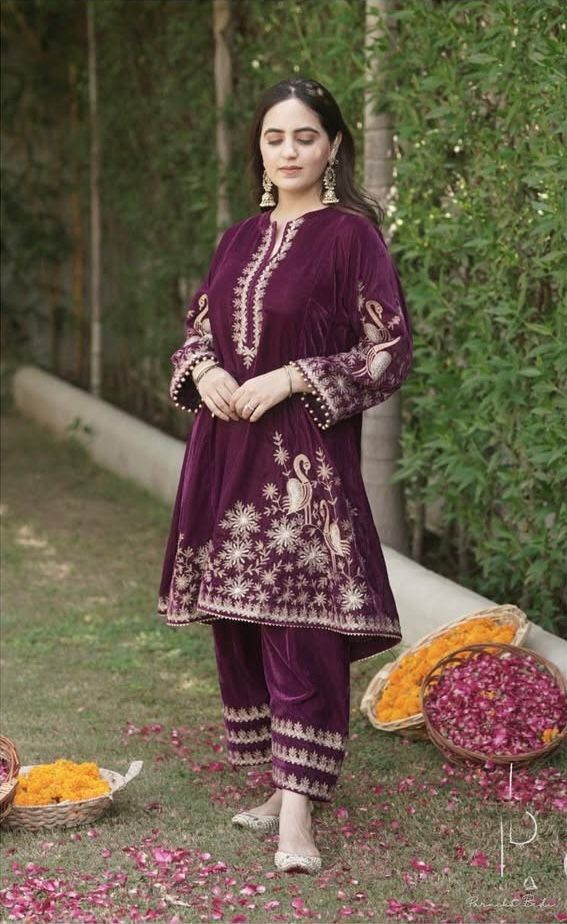 LG 1895 Designer Velvet Readymade Suits Wholesale Market In Surat